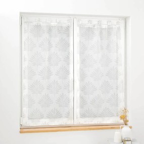 Σετ Κουρτίνες Παραθύρου (60x120) L-C Με Τιράντες Levita White 1627514
