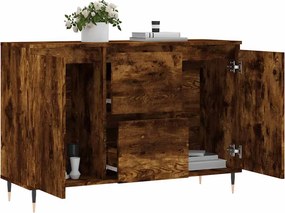 vidaXL Ντουλάπι Καπνιστή Δρυς 101,5x35x70 εκ. από Επεξεργασμένο Ξύλο