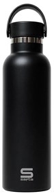 Θερμικό Μπουκάλι Safta Negro Μαύρο Σιλικόνη Ανοξείδωτο ατσάλι