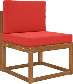 vidaXL Μαξιλάρι Καναπέ Εξωτερικού Χώρου 2 pcs Κόκκινο Πολυεστέρας
