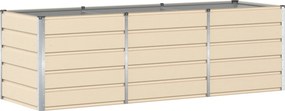 vidaXL Γλάστρα Ελεφαντόδοντο 240 x 80 x 75 εκ. Ατσάλι