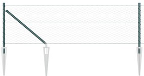 vidaXL Φράχτης Hexagon  Πράσινος 0.8x50 μ Χάλυβας