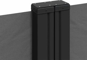 vidaXL Σκίαστρο Πλαϊνό Συρόμενο Ανθρακί 220 x 600 εκ.