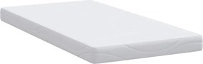 vidaXL Στρώμα Μέτριο 90 x 190 cm Λευκό