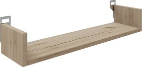 Ραφιέρα τοίχου Derva pakoworld σε oak απόχρωση 60x15x10cm