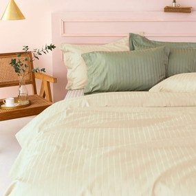 Σεντόνι Υπέρδιπλο Επίπεδο (240x270) Palamaiki Sateen Riga Εκρού