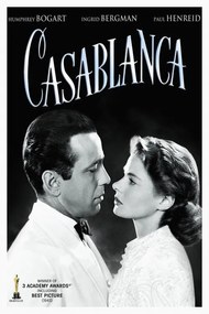 Αναπαραγωγή Casablanca (Vintage Cinema / Retro Theatre Poster)