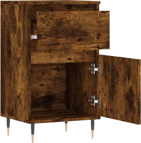 vidaXL Ντουλάπια 2 τεμ. Καπνιστή Δρυς 40x35x70 εκ. από Επεξεργ. Ξύλο