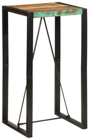 vidaXL Τραπέζι Μπαρ 60 x 55 x 110 εκ. από Μασίφ Ανακυκλωμένο Ξύλο