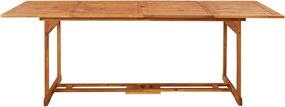 vidaXL Σετ Τραπεζαρίας Κήπου 9 Τεμαχίων 220x90x75 εκ. Μασίφ Ακακία