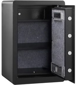 VEVOR Safe, 2.2 Cubic Feet Home Safe, Steel Security Safe with Fingerprint, Digital Keypad and 2 Keys, Cabinet Safe with Large Fire-proof Bag, Protect Cash, Gold, Jewelry, Documents, 15.8x13x23.6 inch