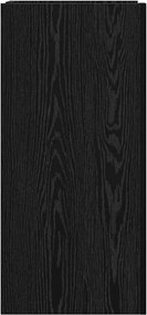 vidaXL Πλαϊνό γραφείο Μαύρη Οξυά 45 x 35 x 75 εκ