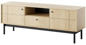 Έπιπλο Τηλεόρασης Japandi 153,4xx39x56,5cm Natural Dab Linea