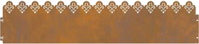 vidaXL Περιγράμματα γκαζόν 10 pcs Σκ rusty 103 x 0,05 x 22 εκ