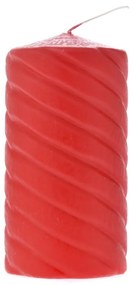 Κερί Κόκκινο Στριφτό 7x14εκ. iliadis 76386