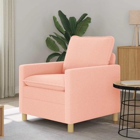vidaXL Καναπές Ροζ 76 x 81 x 87,5 εκ Ύφασμα