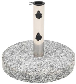 vidaXL Βάση Ομπρέλας Στρογγυλή 20 κ. από Γρανίτη