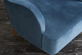 Wing Chair Karina - Blue Blue