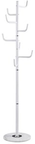 Coat Stand Lorenda metal white D37x175cm 37x37x175 εκ.