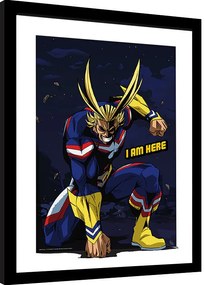 Κορνιζαρισμένη αφίσα My Hero Academia - All Might