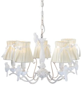 Πολύφωτο Φωτιστικό Οροφής EG166085PW Beige Metal, Fabric