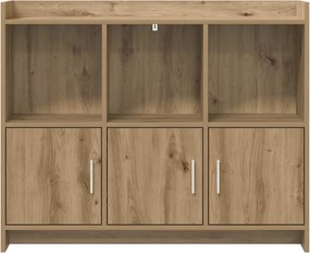 vidaXL Πλαϊνό γραφείο Artisan Δρυς 98,5 x 33 x 80 εκ