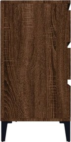 vidaXL Μπουφές Καφέ Δρυς 60x35x70 εκ. από Επεξεργασμένο Ξύλο