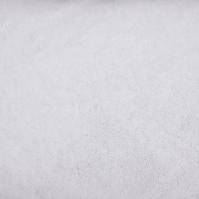 Κρεβάτι Σκύλου Γκρι/Λευκό 85,5 x 70 x 23 εκ. Όψη Λινού Φλις - Γκρι