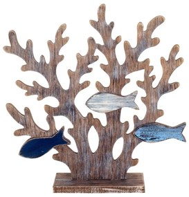 Αγαλματίδια και Signes Grimalt  Κοραλλιογενές Στολίδι Με Ψάρια