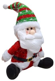 Χριστουγεννιάτικη Λούτρινη Κούκλα Άγιος Βασίλης 25εκ.