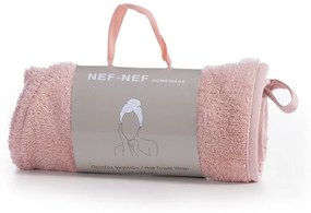 Πετσέτα Μαλλιών Sandy Pink Nef-Nef Προσώπου 100% Βαμβάκι