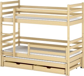 LUK 80x160 pine bunk bed Lano Furniture
