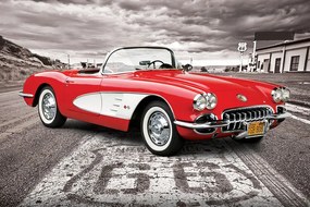 Αφίσα Classic Car - 1959 Corvette