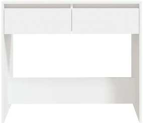 vidaXL Τραπέζι Κονσόλα Λευκό 89x41x76,5 εκ. από Επεξεργασμένο Ξύλο