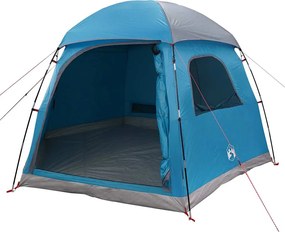 vidaXL Σκηνή Οικογενειακή Igloo 6 Ατόμων Αδιάβροχη Μπλε