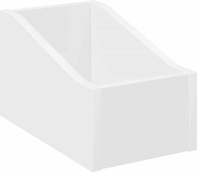 vidaXL Κουτί LP 2 τμχ. Λευκό 18 x 32 x 18 εκ. Επεξεργασμένο Ξύλο