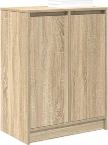 vidaXL Παπουτσοθήκη Sonoma Δρυς 57x34x76 εκ. από Επεξεργασμένο Ξύλο