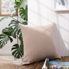 Μαξιλαροθήκη Διακοσμητική Pesaro 02 Beige Teoran 50X50 Cotton-Polyester