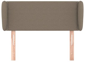 vidaXL Κεφαλάρι με Πτερύγια Taupe 103x23x78/88 εκ. Υφασμάτινο