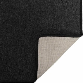 vidaXL Δερμάτινο Χαλί Ανθρακί 100 x 150 cm 100% Πολυπροπυλένιο