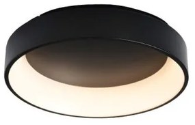 Πλαφονιέρα Φωτιστικό Οροφής LED 36W 3CCT Apollo Aca-BR81LEDC45BKCCT-Μαύρο BR81LEDC45BKCCT