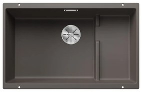 Blanco Subline-U 700-U Level Volcano Grey SILGRANIT™ PuraDur™ Γρανιτένιος Νεροχύτης Υποκαθήμενος με 1 Γούρνα 73x46 cm