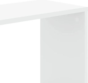 vidaXL Βιβλιοθήκη 5 Επιπέδων Λευκή 45 x 23,5 x 162,5 εκ. Επεξεργ. Ξύλο