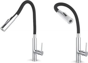 Ferro Zumba Slim 2f Black BZA43B - Μπαταρία Κουζίνας με Εύκαμπτο Στόμιο