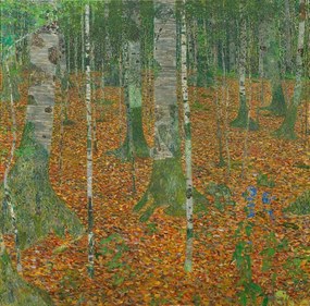 Αναπαραγωγή The Birch Wood (1903), Gustav Klimt