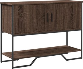 vidaXL Τραπέζι Κονσόλα Καφέ Δρυς 100x35x74,5 εκ. Επεξεργασμένο Ξύλο