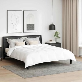 vidaXL Set Παπλώματος Χειμώνα 3 pcs Λευκό 200 x 220 cm Μικροΐνες, Βαμβάκι