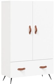 vidaXL Ντουλάπα Λευκή 69,5 x 31 x 115 εκ. από Επεξεργασμένο Ξύλο