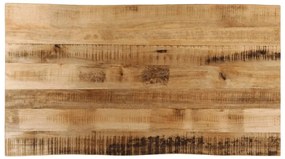 vidaXL Επιφάνεια Τραπεζιού 100x60x3,8 εκ. Live Edge Μασίφ Ξύλο Μάνγκο