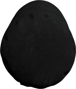 vidaXL Μαξιλάρια Στήριγμα 2 pcs Μαύρο Ø 25 x 70 cm Ύφασμα Μικροΐνας